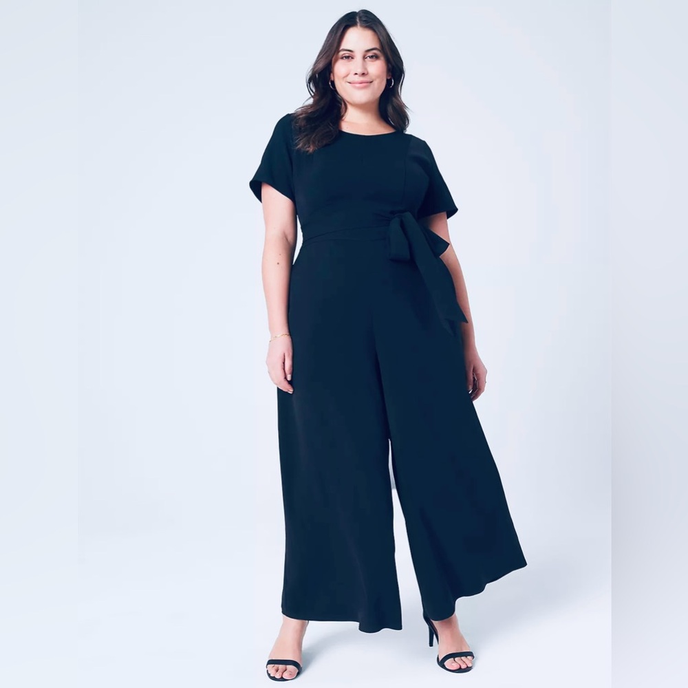 Lane Bryant Classic Navy Blue Jumpsuit